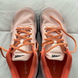 Altra Orange Athletic Shoes Lightweight Design